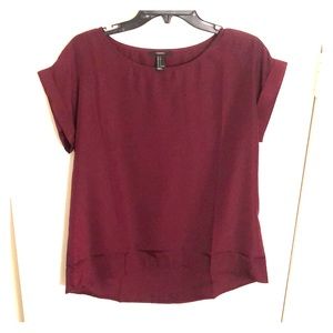 *SOLD* Deep red high low top